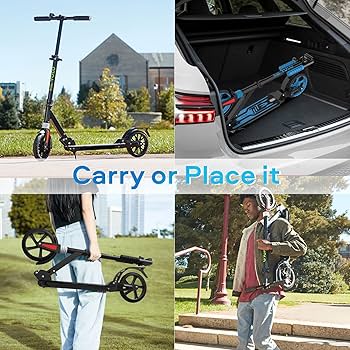 Amazon | RideVOLO キックボード キックスクーター 折りたたみ式